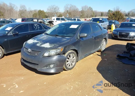 2010 Toyota Corolla S из США, поврежденный, VIN 1NXBU4EE5AZ341716